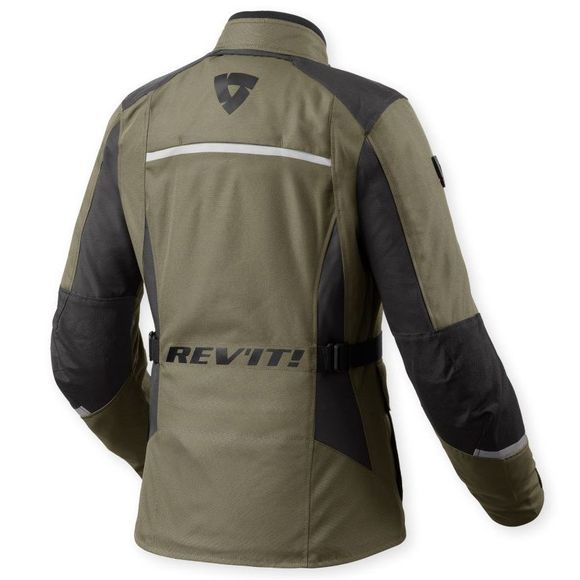 Motorcycle jacket Rev it Voltiac 3 H2O Ladies - Green / GrayRef: Ri1432