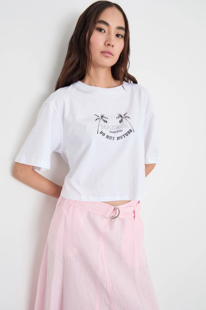 Printed T-shirt - WHITE