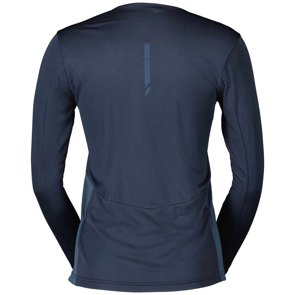 SCOTT Endurance Tech Long Sleeve Shirt Women - dark blue/metal blue