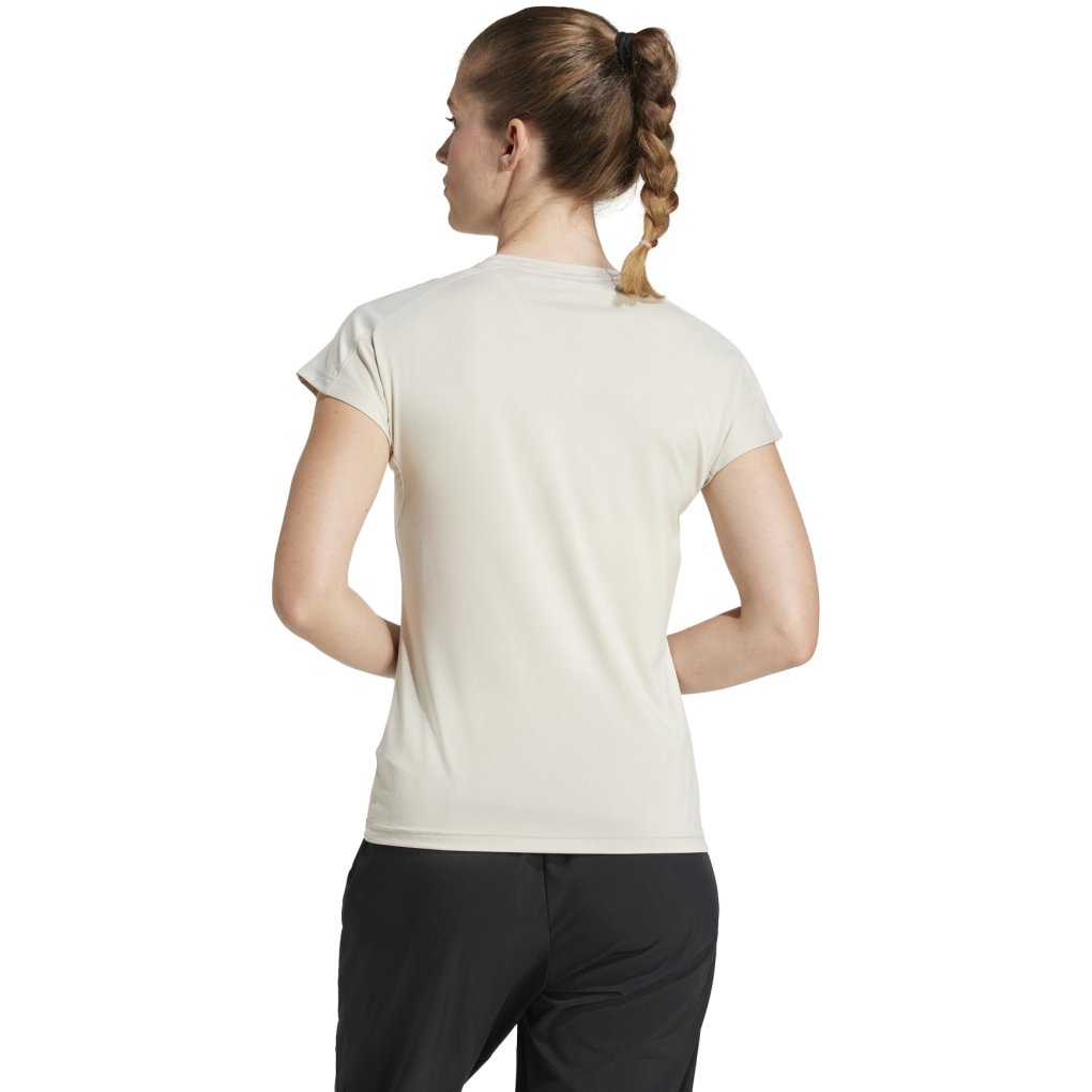 adidas AEROREADY Train Essentials Minimal Branding T-Shirt Women - wonder alumina/white JC9563