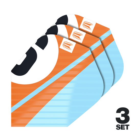 Target Pro Ultra Chicane Orange Ten-X Flights - 3 Sets
