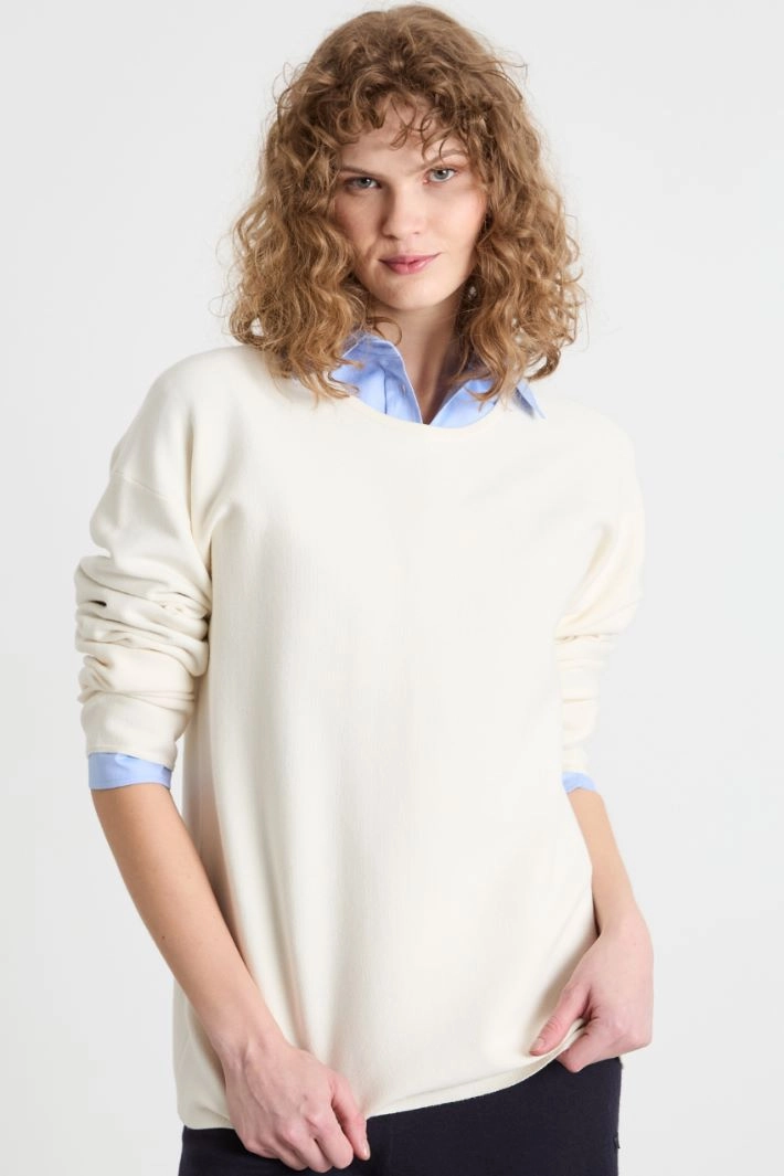 Stretch jumper - WHITE