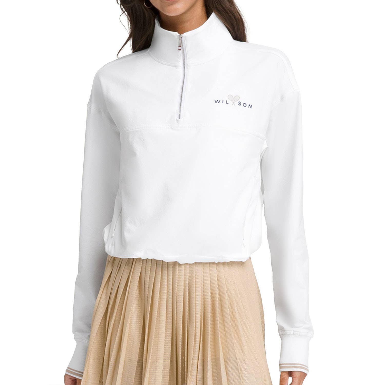 WILSON DAVENPORT WOVEN SWEATSHIRT