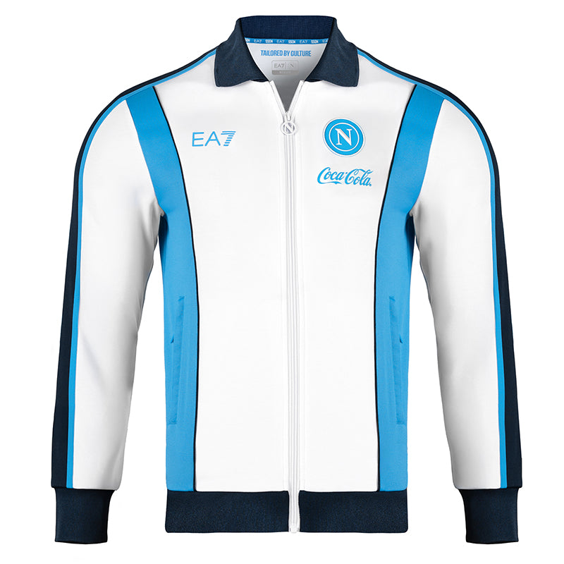 SSC Napoli White Euro Anthem Jacket 2025/2026