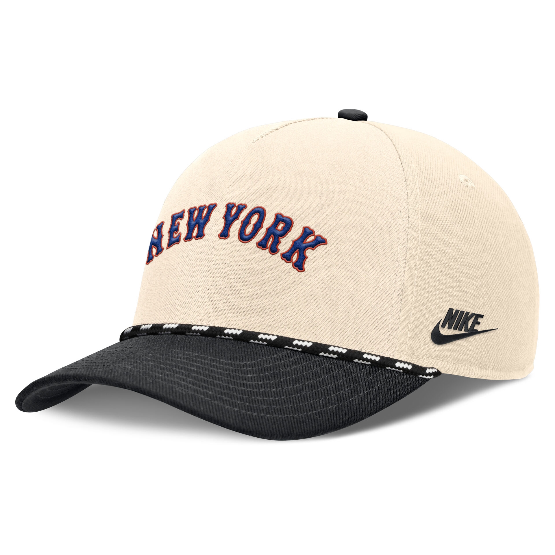 New York Mets Cooperstown Rise Adjustable MLB Cap Natural