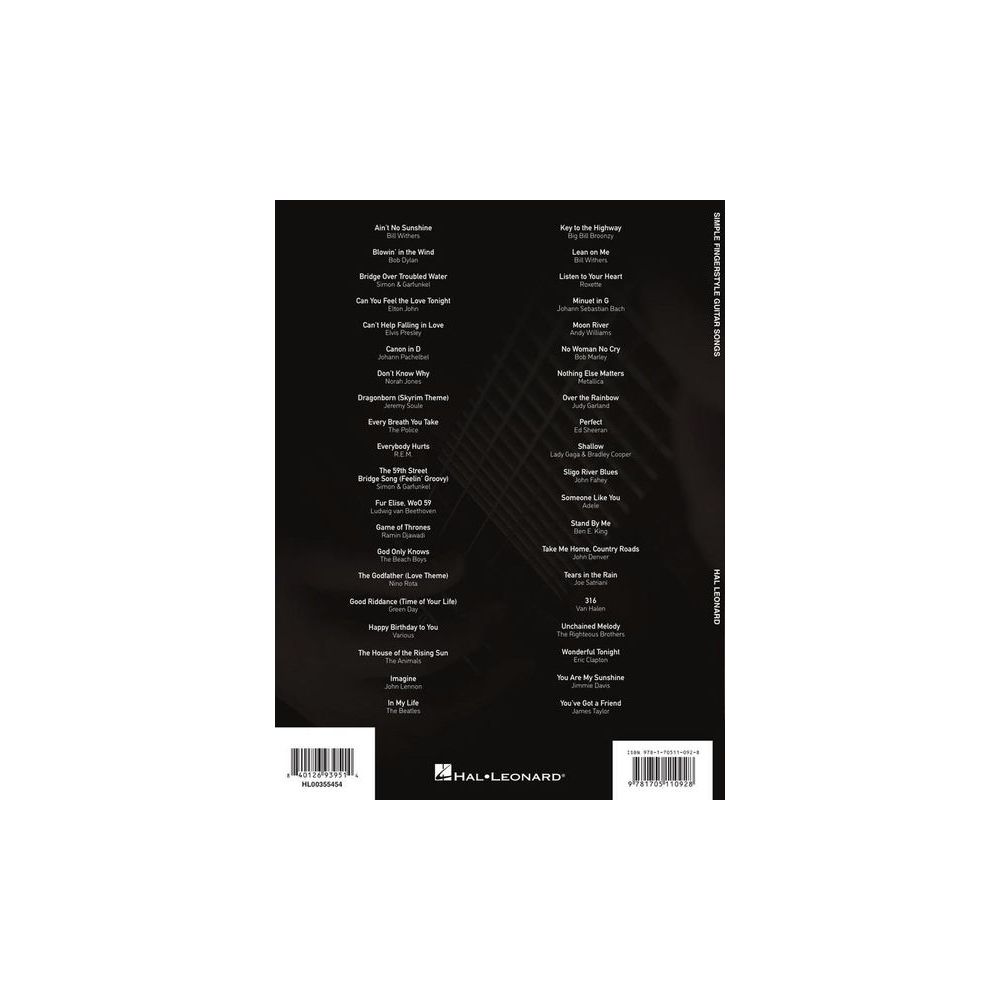 Hal Leonard Simple Fingerstyle Guitar – Thomann Ireland