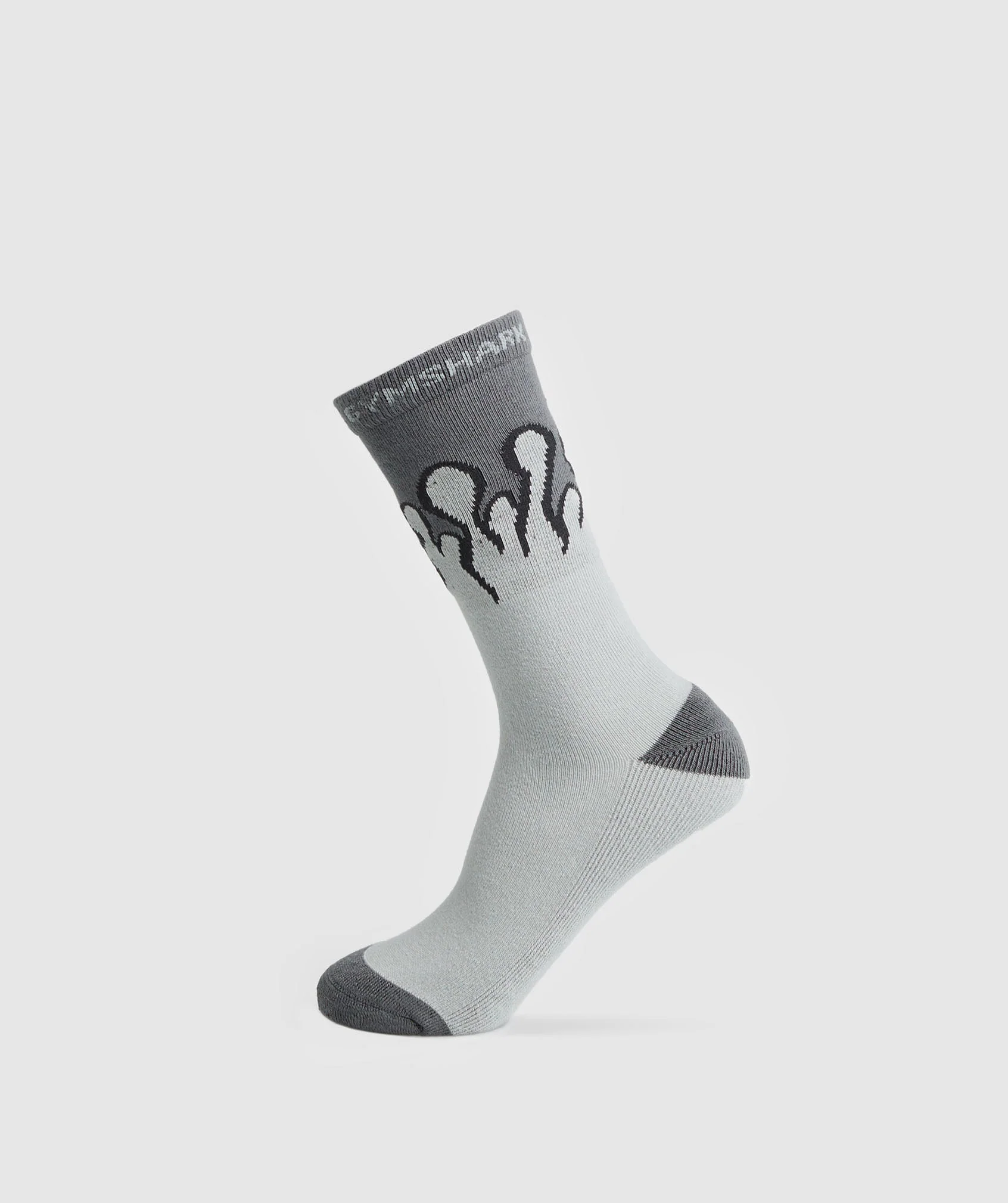 Flame Crew Sock Silver Grey