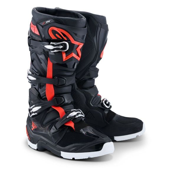 Bottes enduro Alpinestars TECH 7 ENDURO DRYSTAR® 2026 - Noir / RougeRef : AP3992