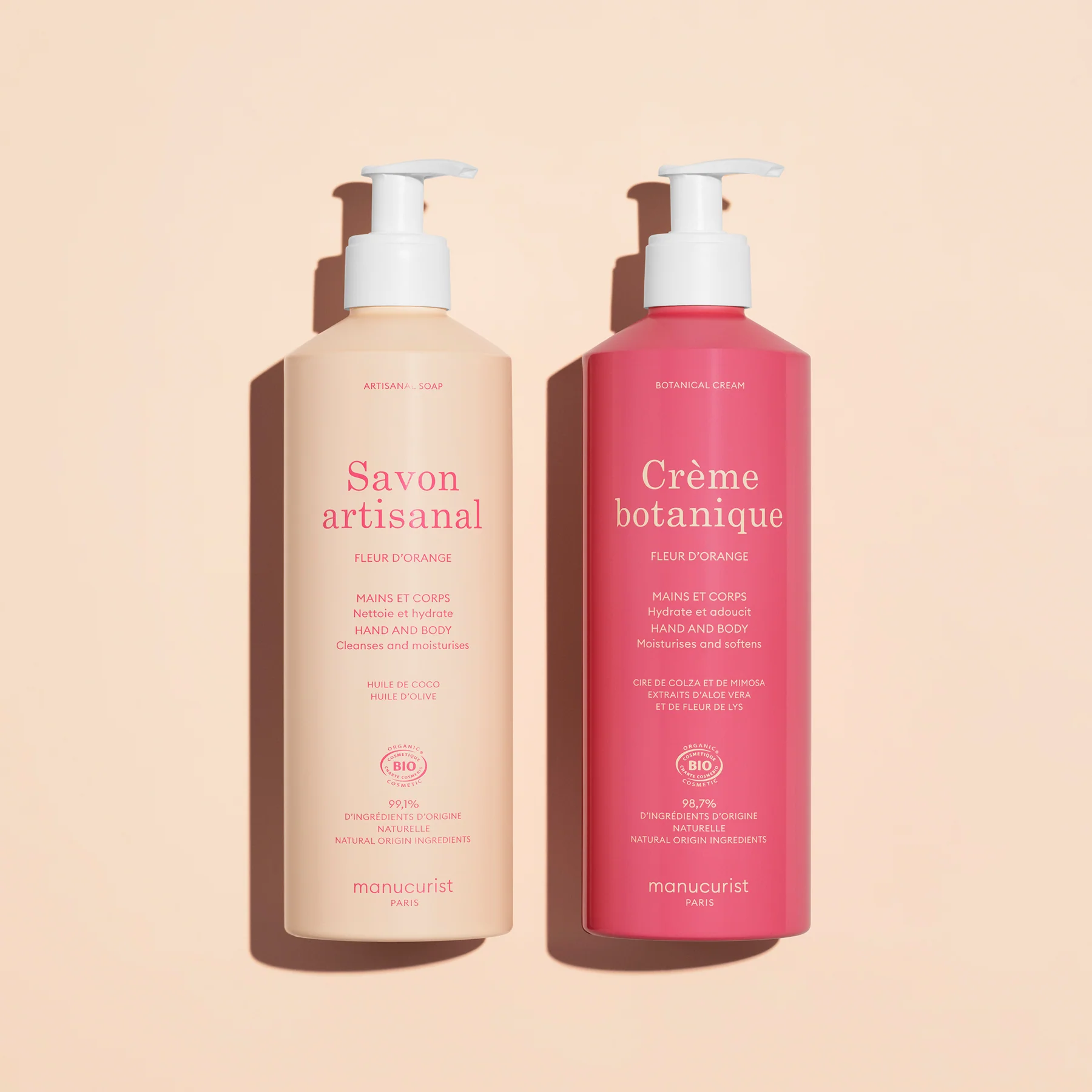 Orange Blossom Botanical Cream & Artisan Soap Duo - Cosmos Organic