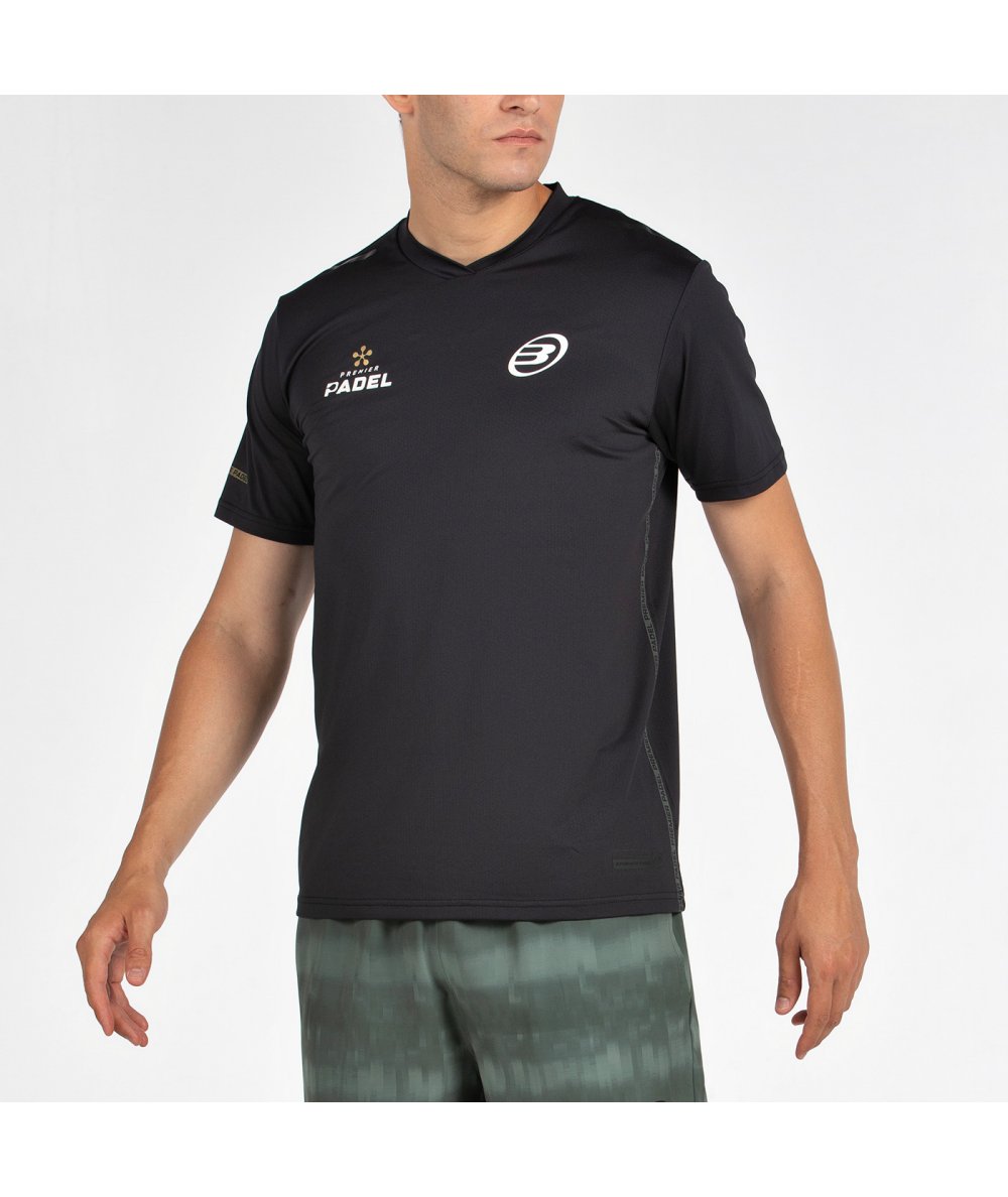 T-SHIRT BULLPADEL PERICO BLACK