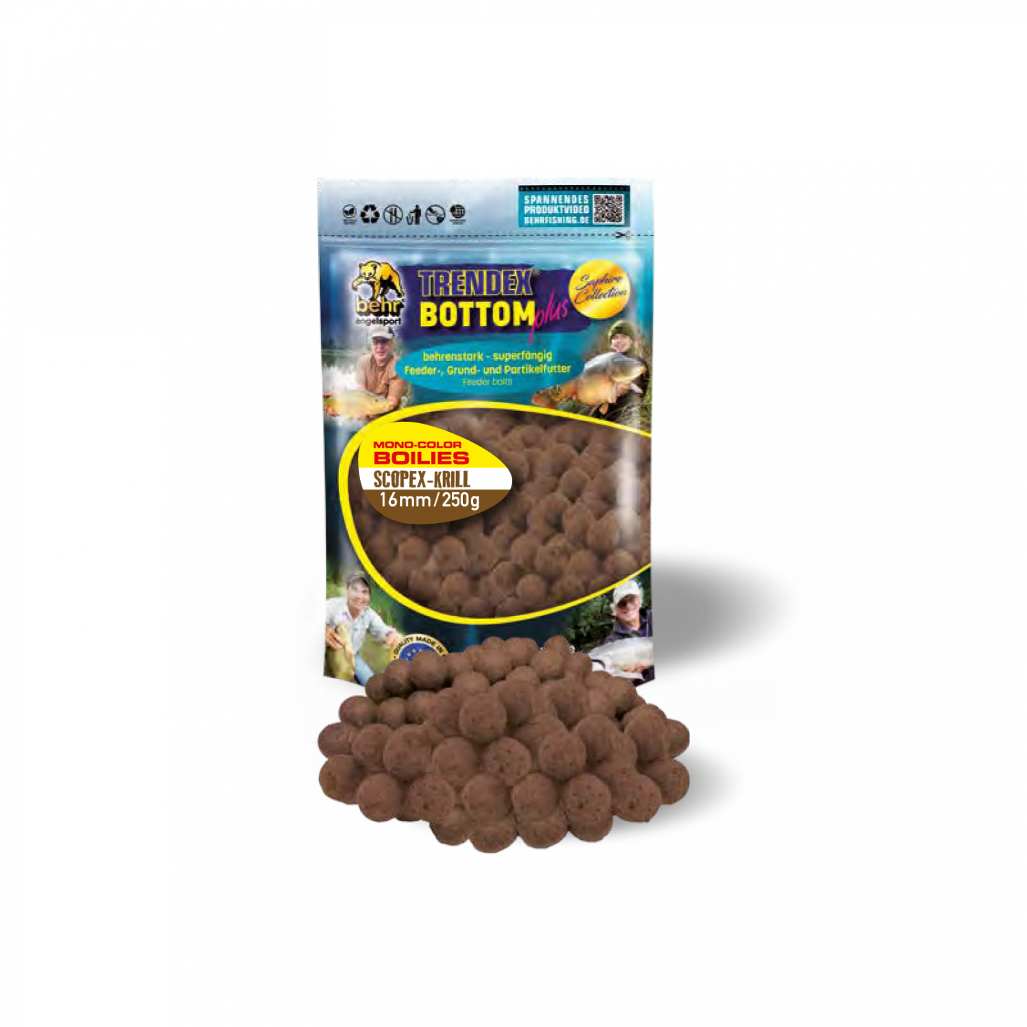 Trendex Mono-Colour Boilies (Scopex Krill)
