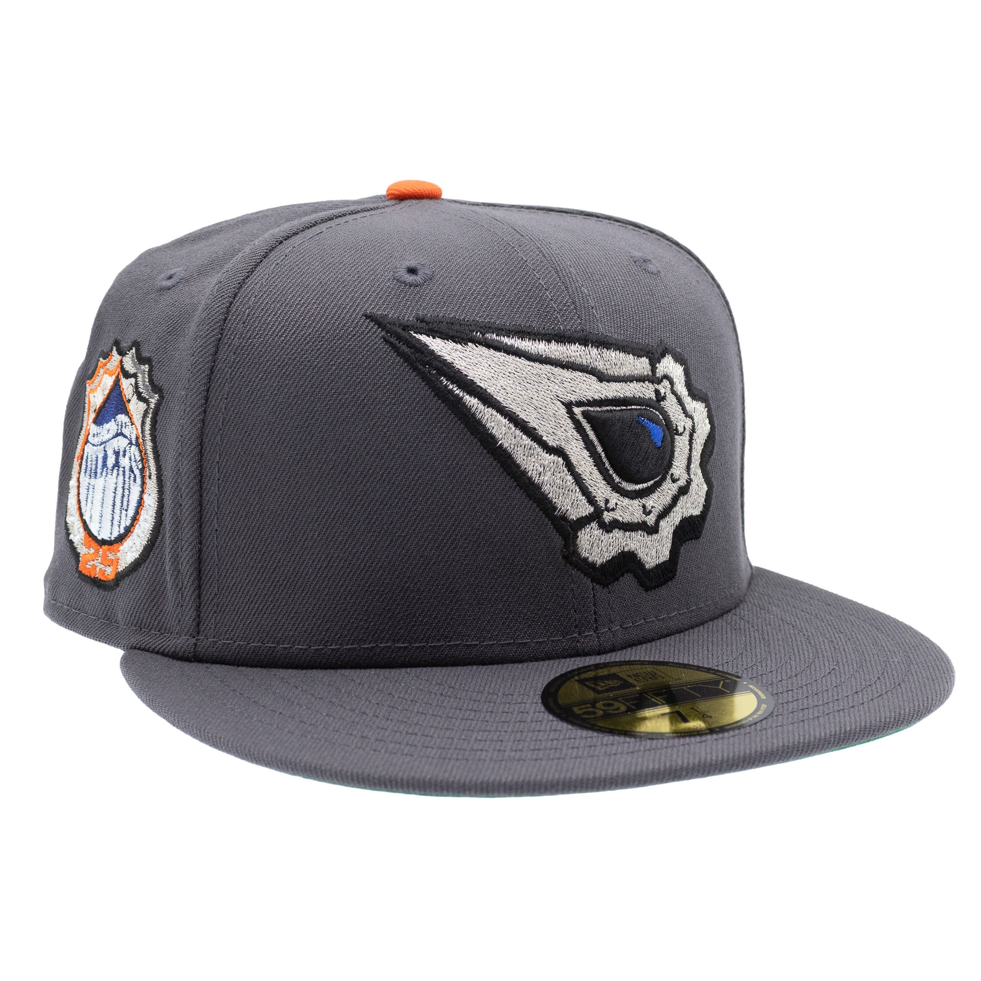 Edmonton Oilers 25th Anniversary 59FIFTY Fitted NHL Cap Dark Gray