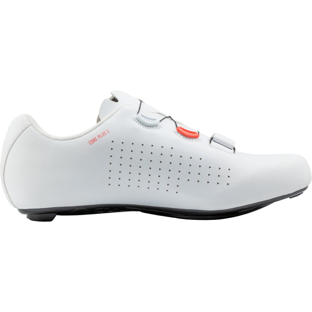 Northwave Core Plus 2 Road Shoes Men - white/red fluo 54