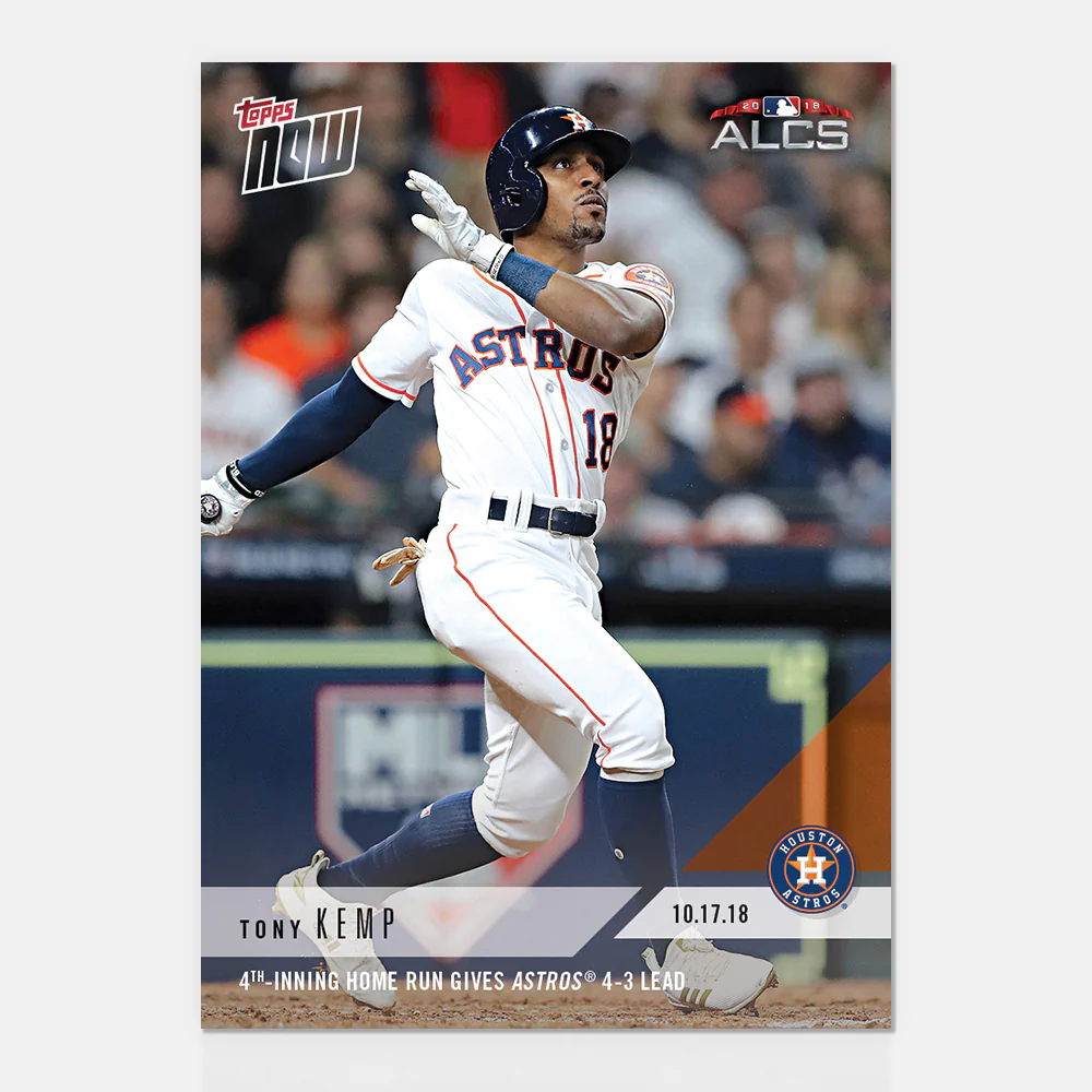 Tony Kemp - 10/17/2018 TOPPS NOW® Card 905 - Print Run: 246