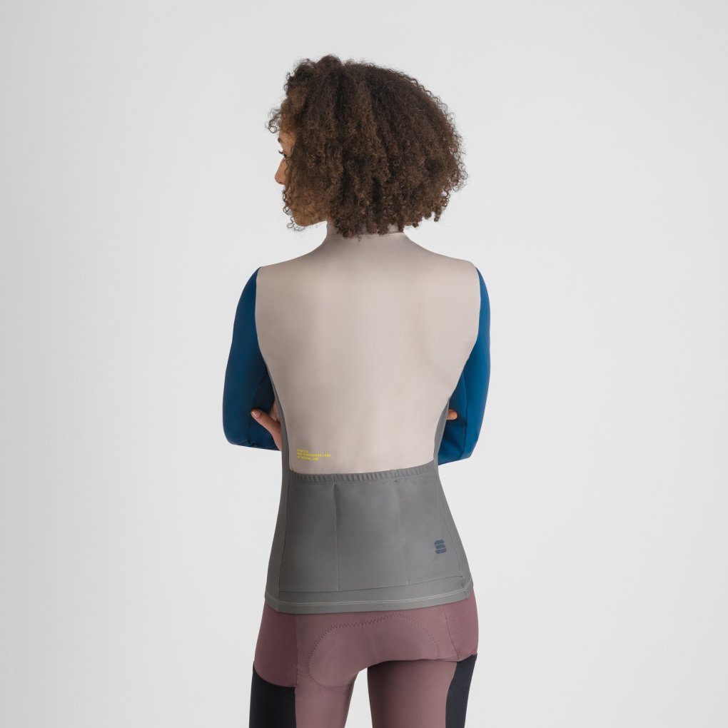 Sportful Supergiara Logo Thermal Longsleeve Jersey Women - 294 Sand