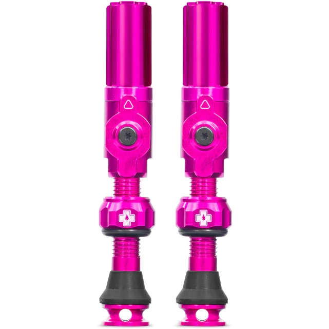 Muc-Off Big Bore Hybrid Tubeless Valves Set (Pair) - pink