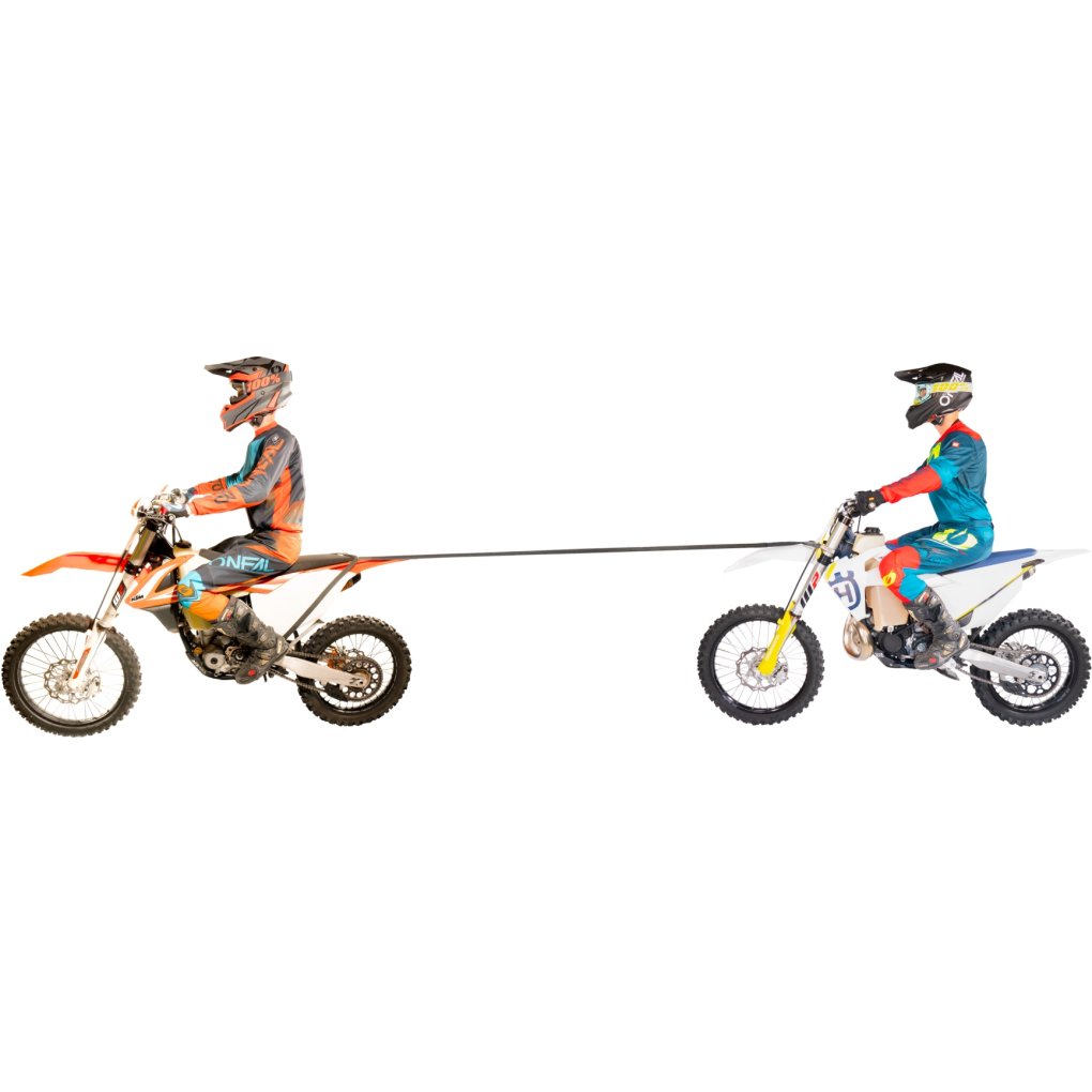TowWhee MoTowWhee CONNECT Kit Motorcycle Tow Rope - black