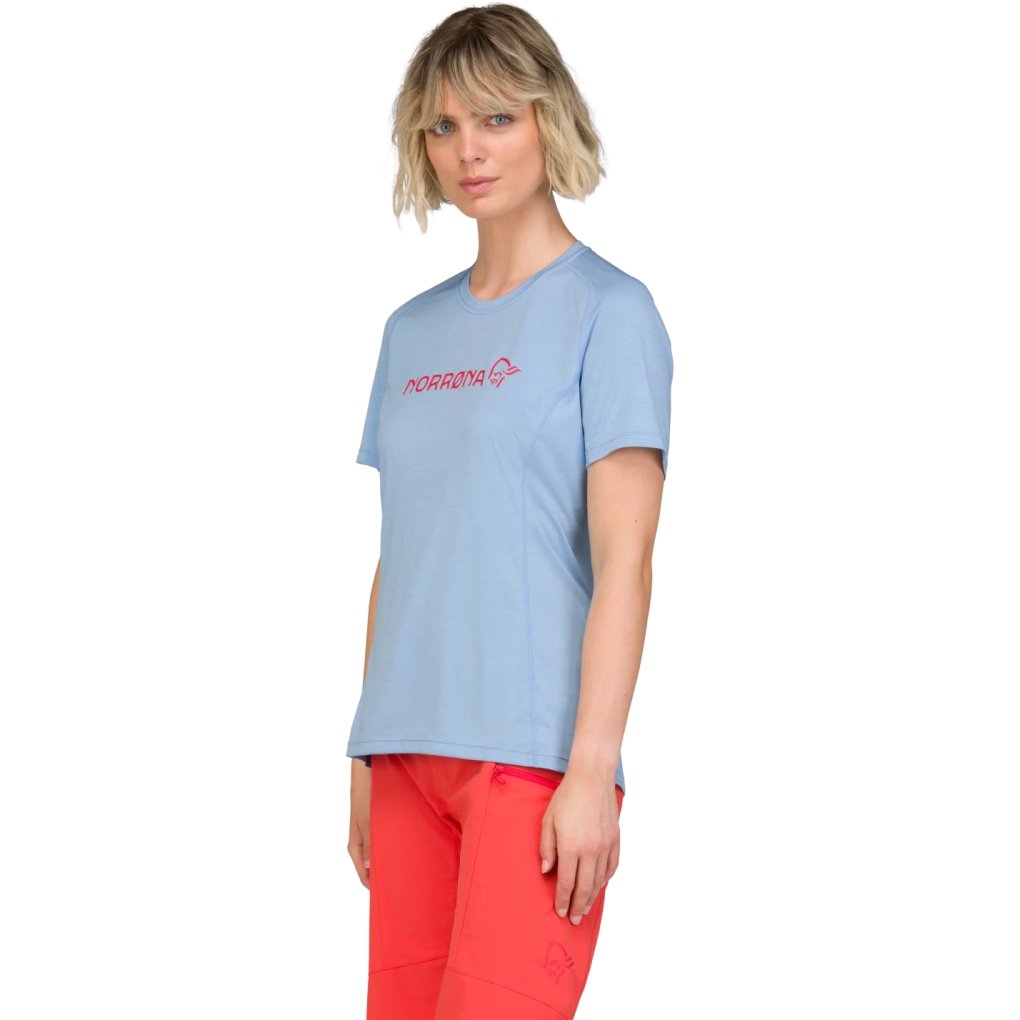 Norrona fjørå equaliser lightweight T-Shirt Women - Frozen Fjord
