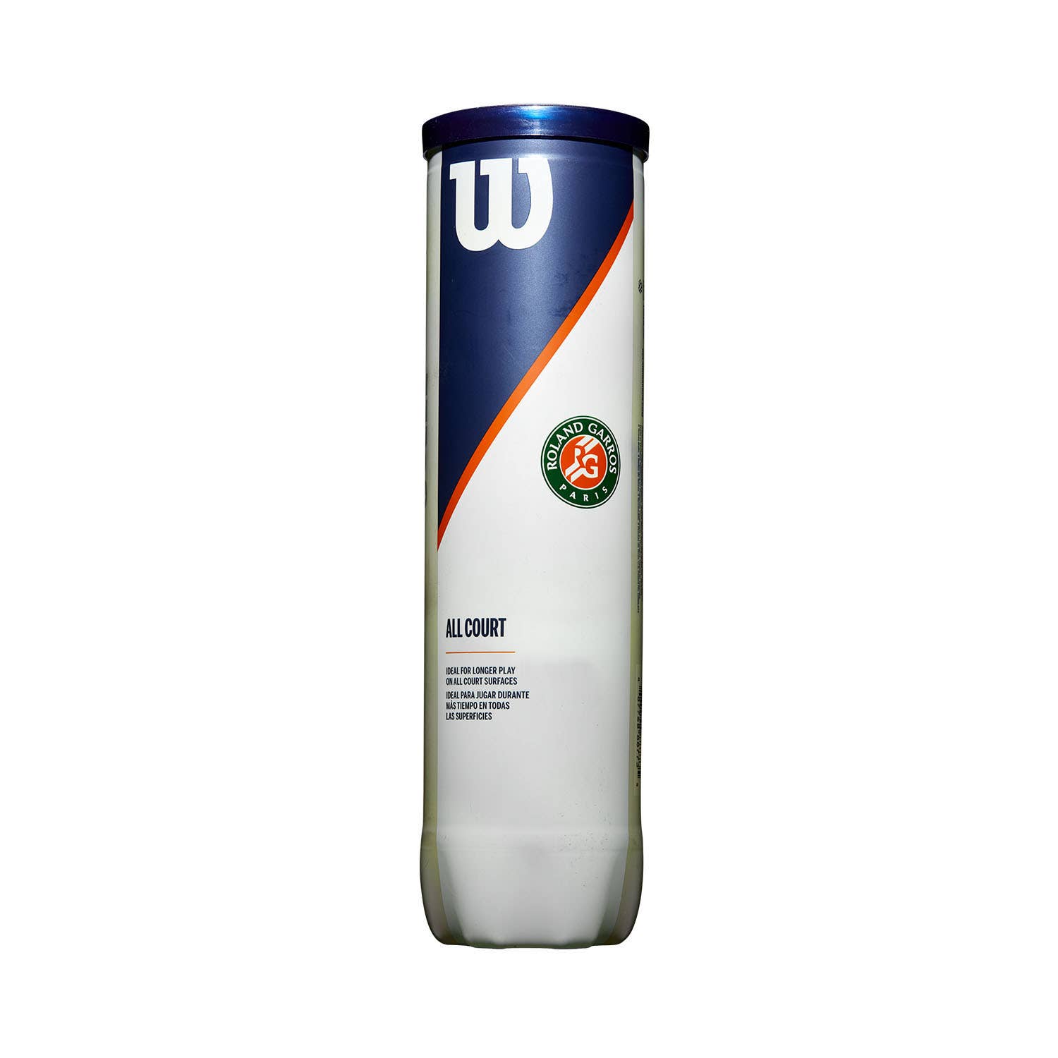 CAN OF 4 TENNIS BALLS WILSON ROLAND GARROS ALL COURT