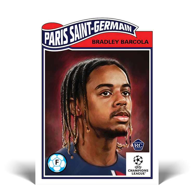 Topps UK - UCC Living Set Card #615 - Bradley Barcola