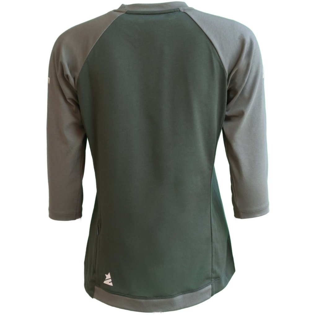 Zimtstern PureFlowz 3/4 Sleeve MTB-Shirt Women - Forest Night/Dusty Olive