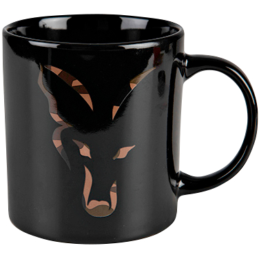 Fox Ceramic mug with fox head (black)