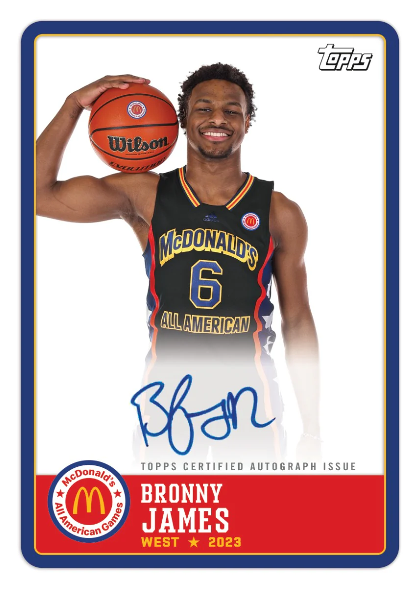 2023 Topps Chrome® McDonald's All-American Basketball - Hobby Box - UK