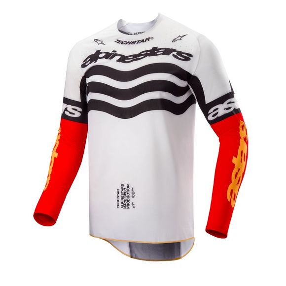 Alpinestars Techstar cross jersey - Deep 2025 - Black / WhiteRef: AP3621