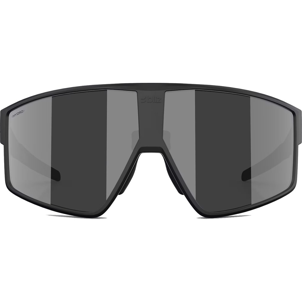 Bliz P002 XL Glasses - Matte Black - Smoke/Silver Mirror