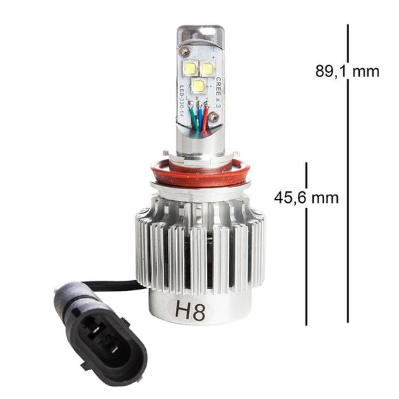 Tecno globe bulb LED VENTILE H8 UniversalRef: tg0109 / led.h8