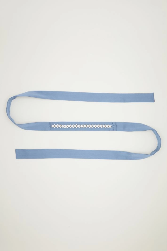 Jewelled belt - LIGHT BLUE