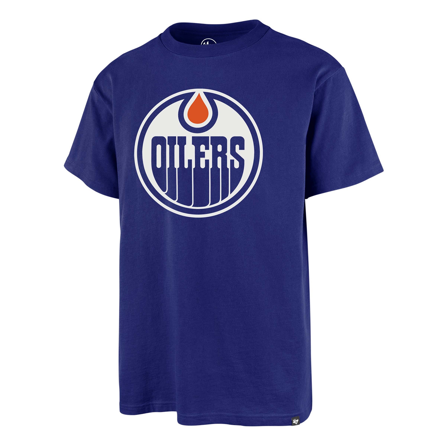 Edmonton Oilers Team Logo '47 Echo NHL T-Shirt Blue