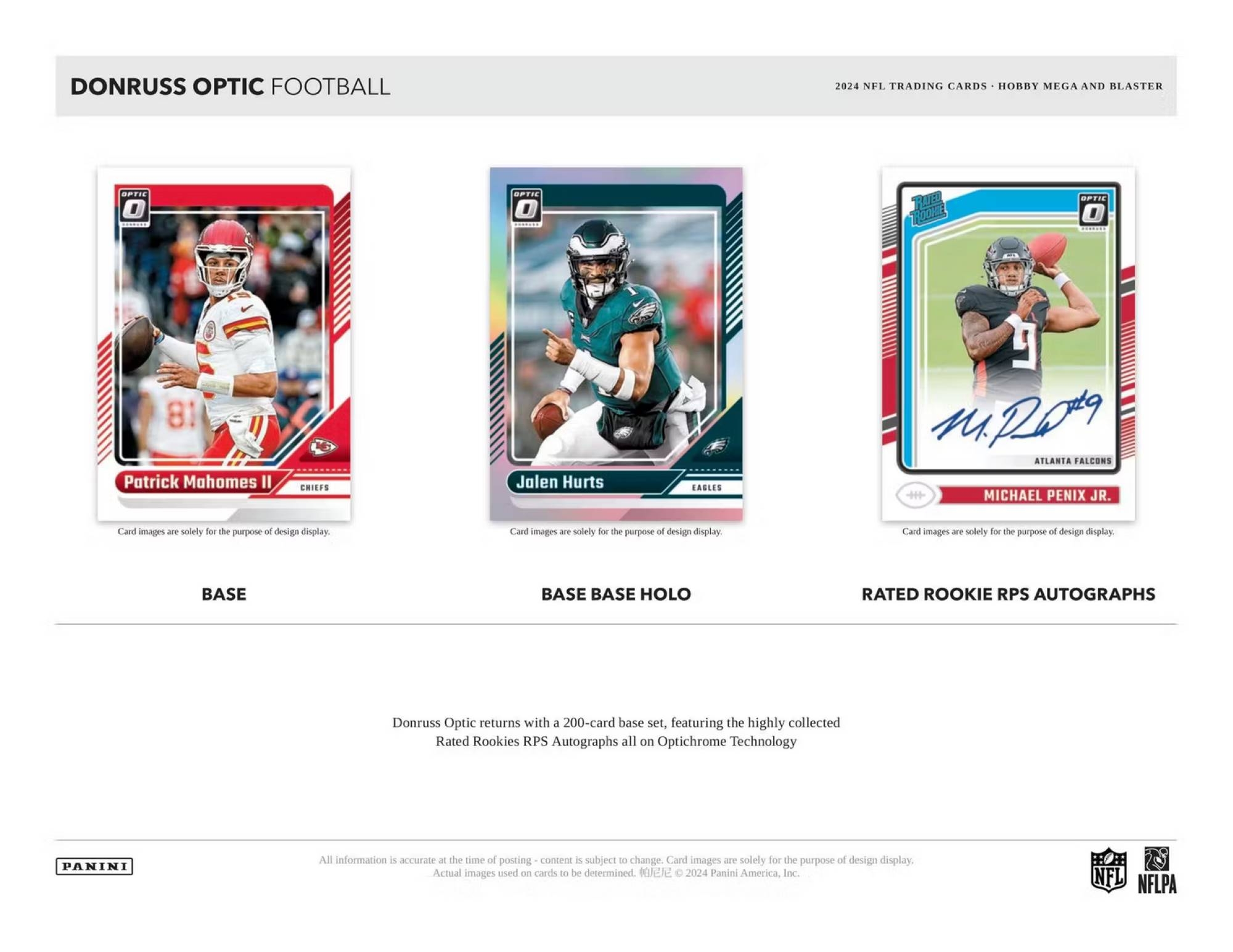 2024 Panini Donruss Optic NFL Football Blaster Box