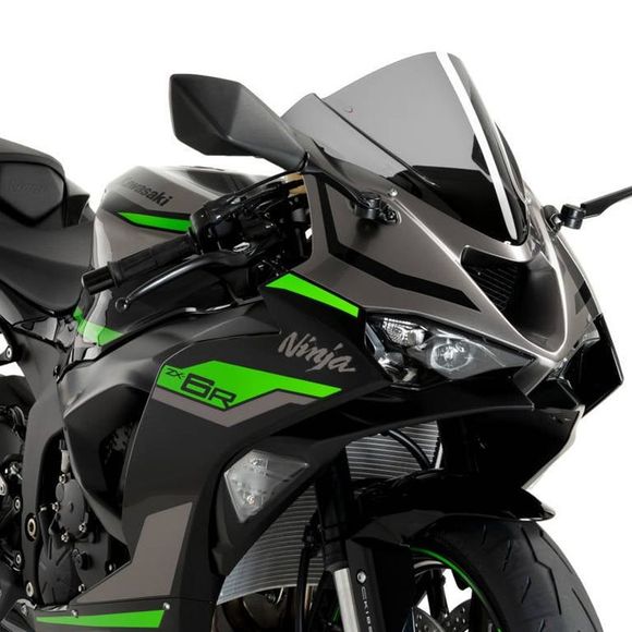 Puig Z-Racing screen (+3.5 cm) - GrayKAWASAKI 636 NINJA ZX -6R - 2024 - 2025Ref: PUI0580