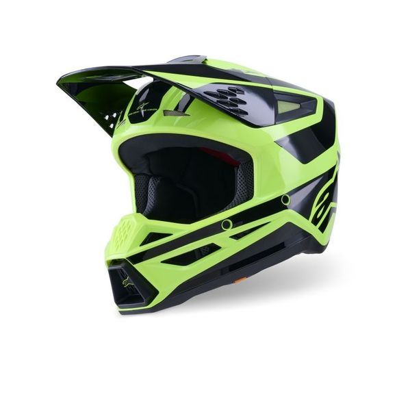 Casque cross Alpinestars S-M3 HEAT 2026 - Jaune / NoirRef : AP3967