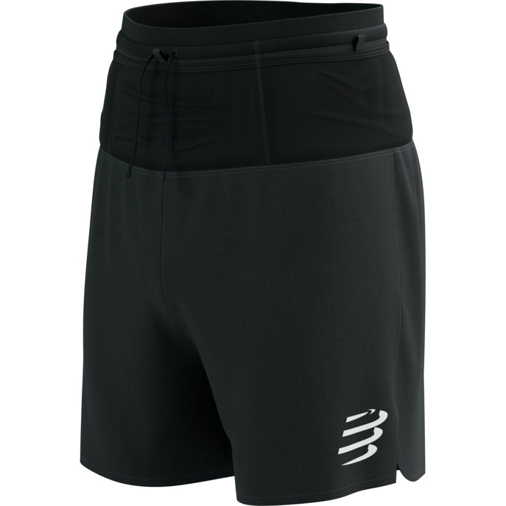 Compressport Trail Racing 2-in-1 Shorts Men - black