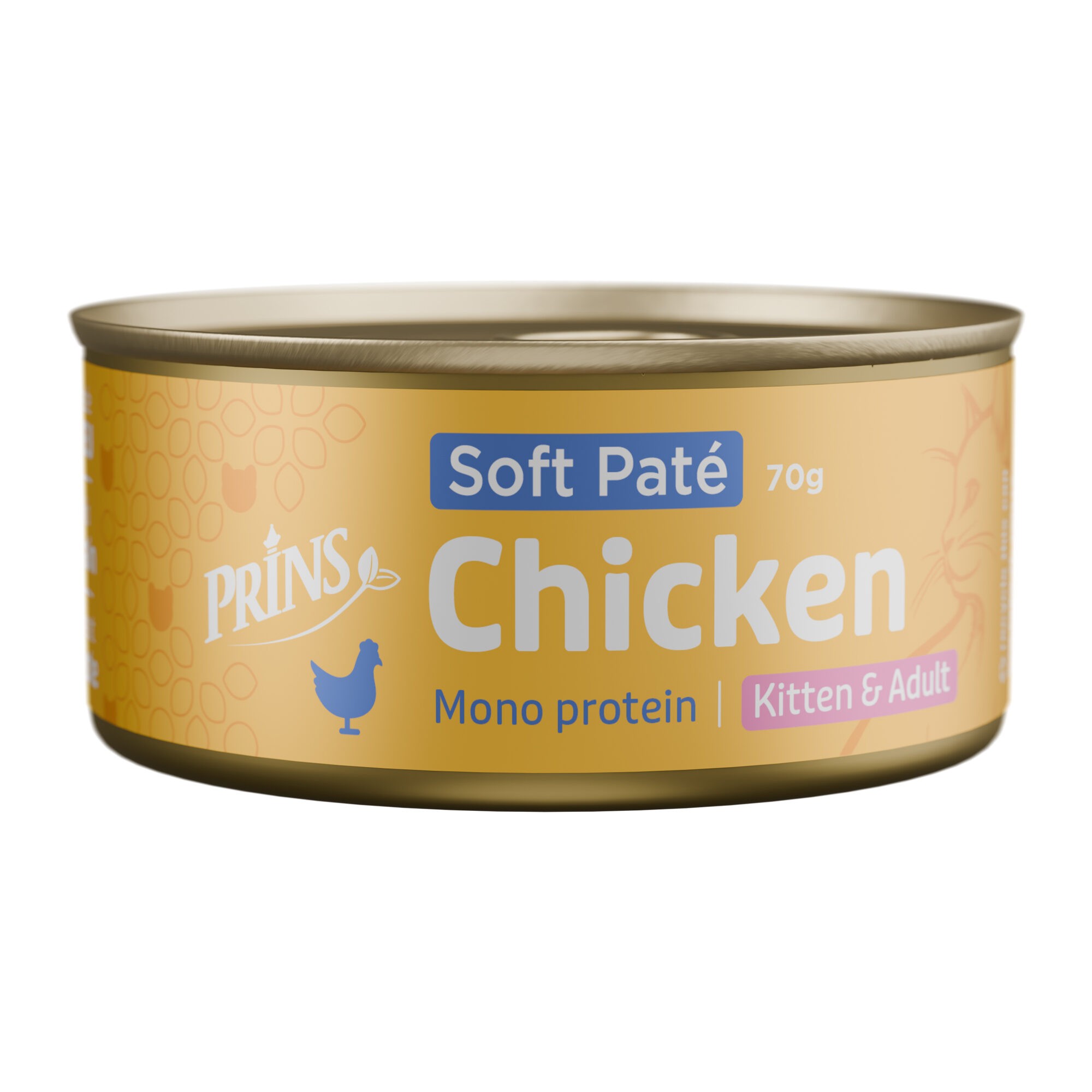 Prins Soft Pâté Cat Food - Turkey - 24 x 70 g