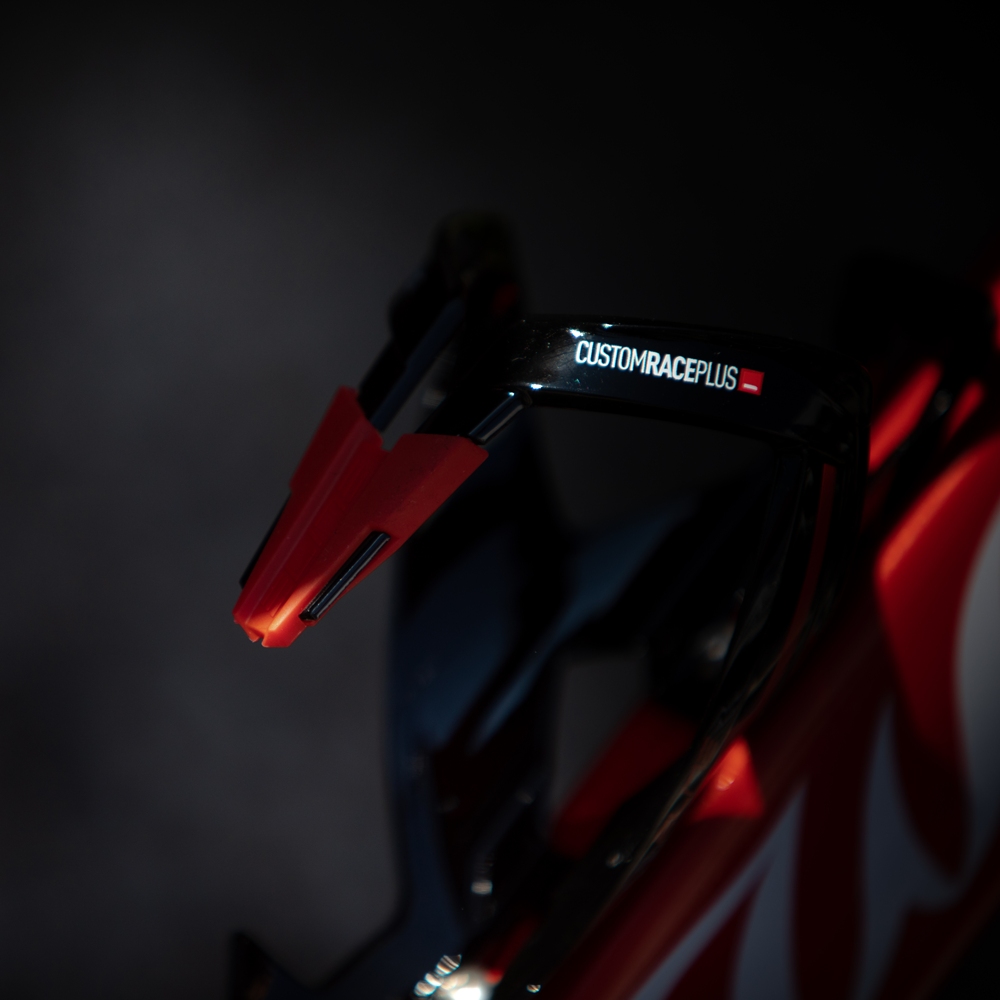 Elite Custom Race Plus Bottle Cage - glossy / black red