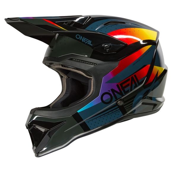 Cross O'Neal 1SRS helmet - RC 2025 - Black / MulticolorRef: OL2186