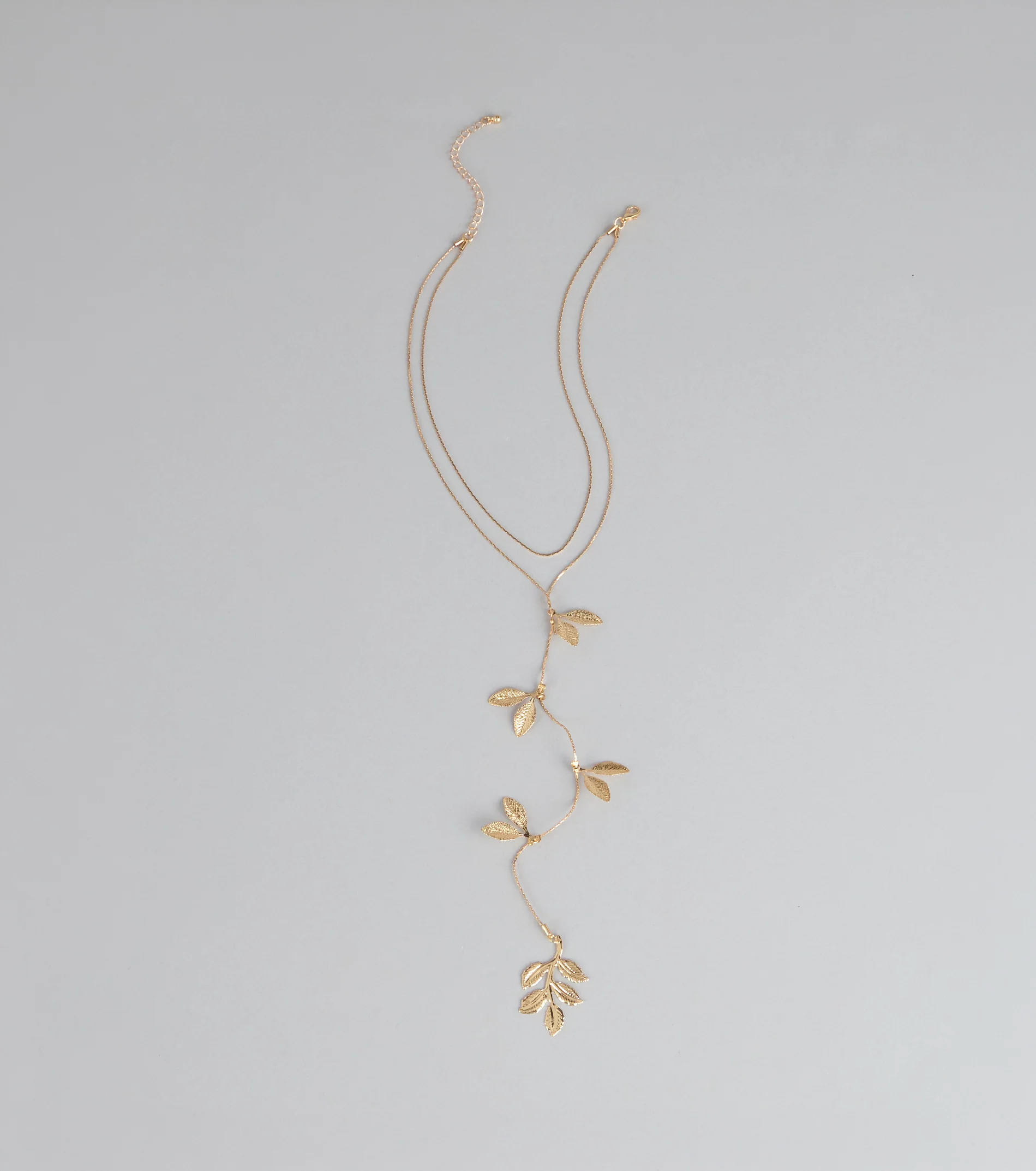 Softly Subtle Leaf Chain Necklace