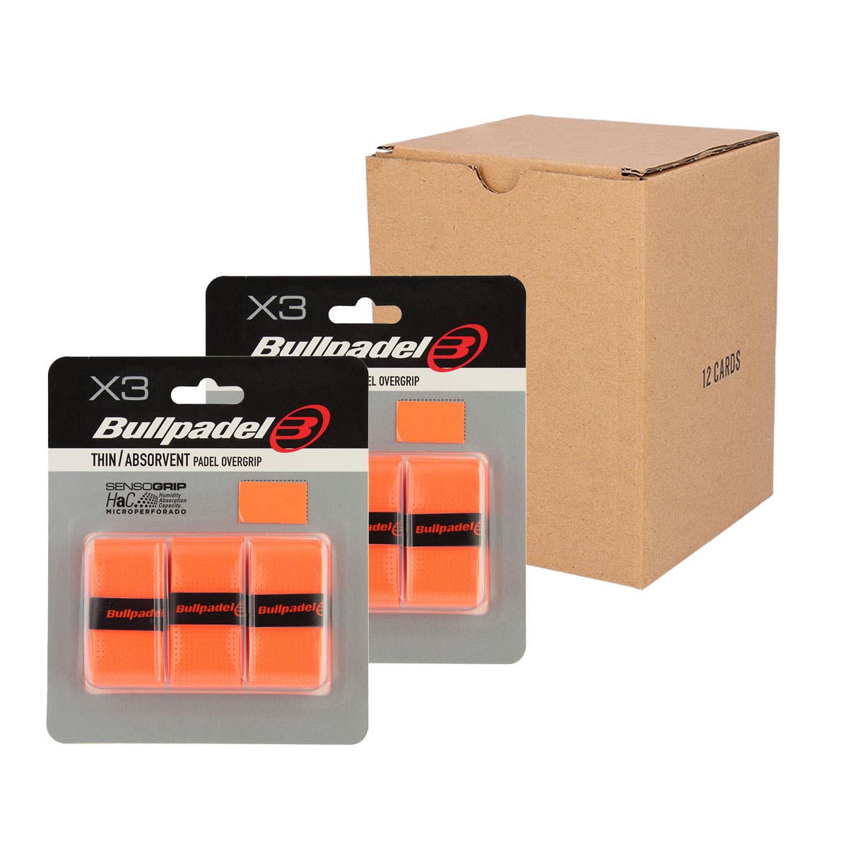 BOX GRIP BULLPADEL GB1705 529 12PC ORANGE