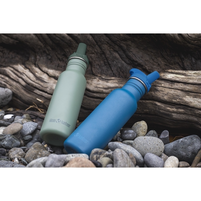 Klean Kanteen Classic Bottle 532ml with Flip Sport Cap - corsair
