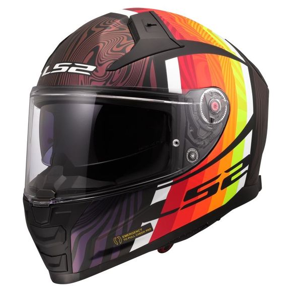 LS2 FF811 Full-Face Helmet - VECTOR II - FREEDOM - Black / PinkRef: LS1026