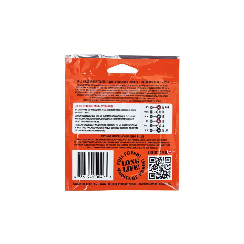 Rotosound RH9 Roto Oranges – Thomann Ireland