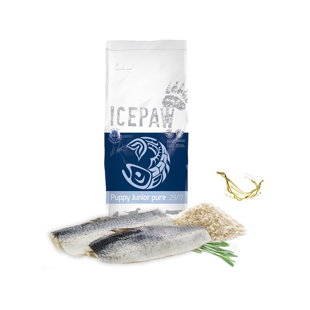 ICEPAW Puppy Junior Pure - Haring & Rijst - 14 kg