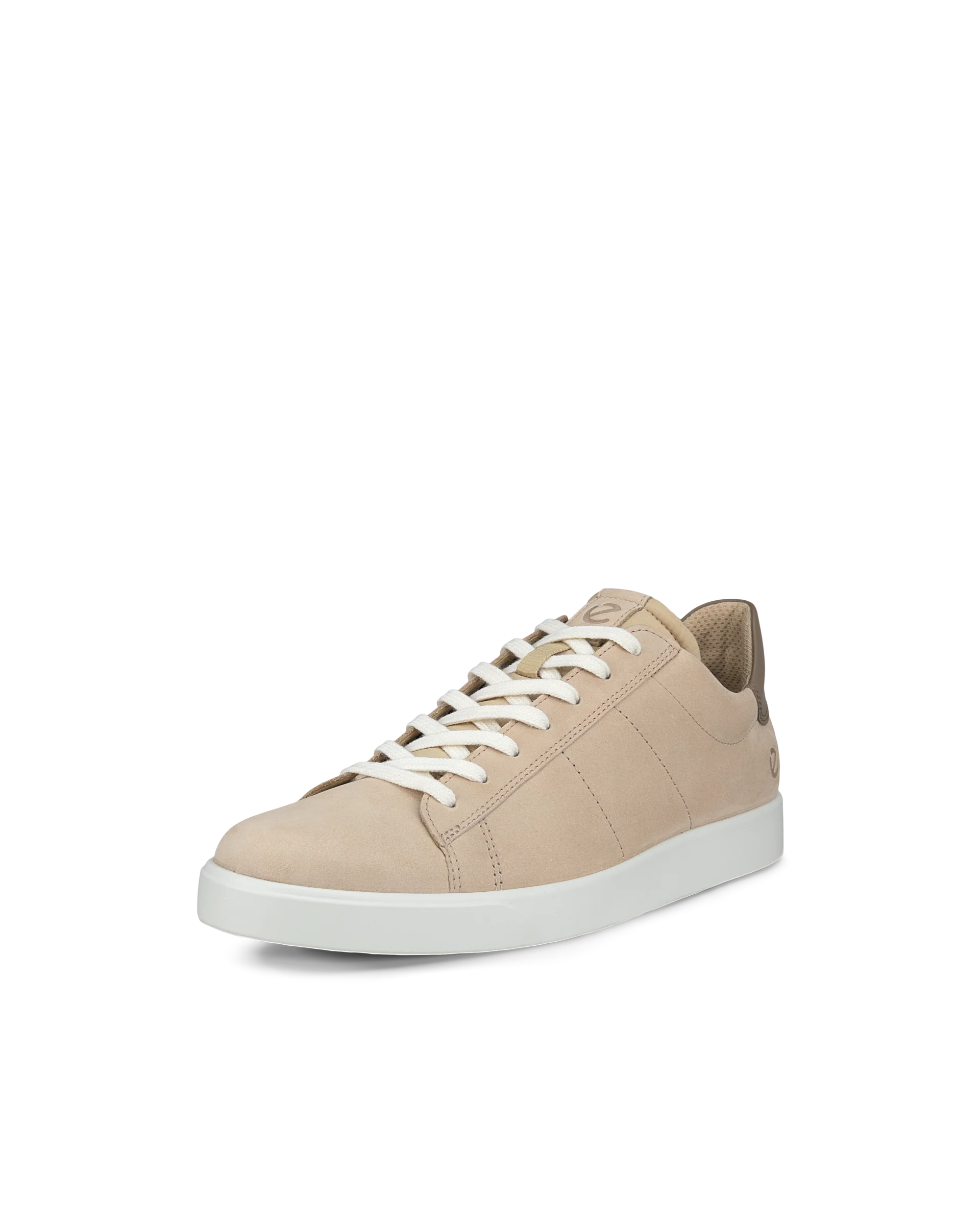 ECCO STREET LITE M Herren Sneaker aus Nubukleder Beige