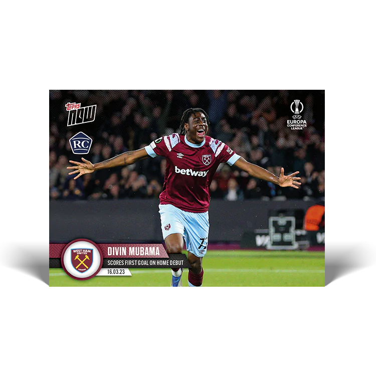 Topps UK - Scores first goal on home debut - EL TOPPS NOW® Card #38