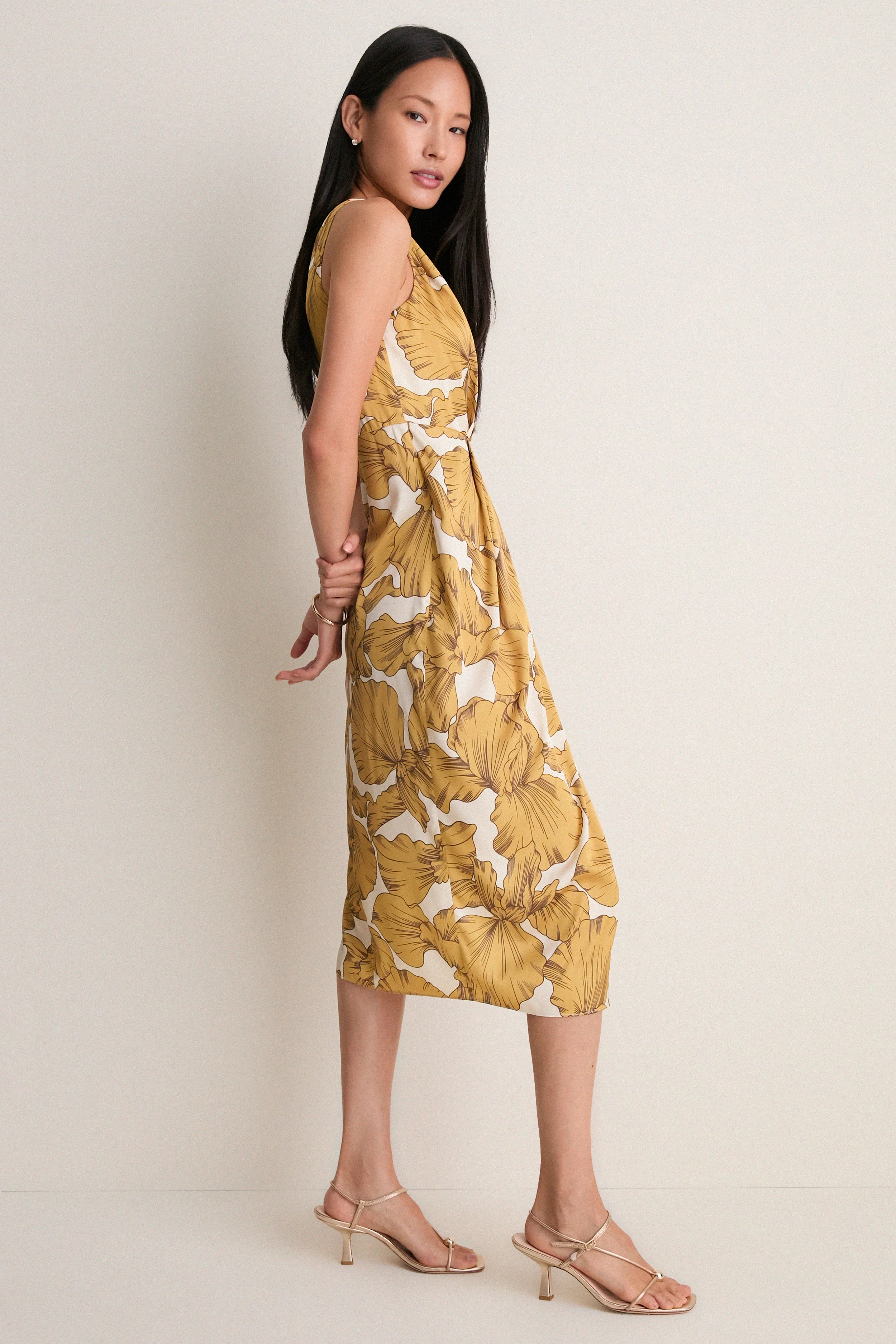 Honey Gold Caroline Sleeveless Midi Dress
