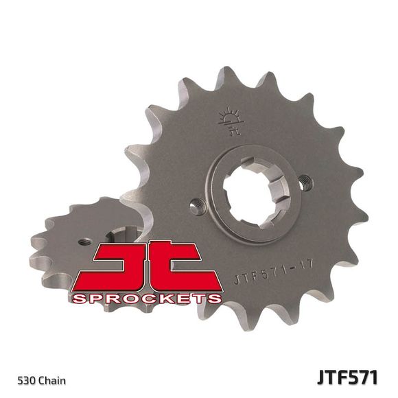 JT. steel standard 571 - 530 countershaft sprocketRef: Jtc01135A / 1077444002