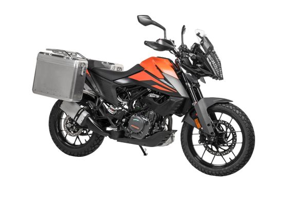 Touratech ZEGA Mundo 31/38 suitcase - Gray support included - AluminumKTM 390 390 ADVENTURE - 2020 - 2024Ref: Trt01684A / 01-375-6130-0